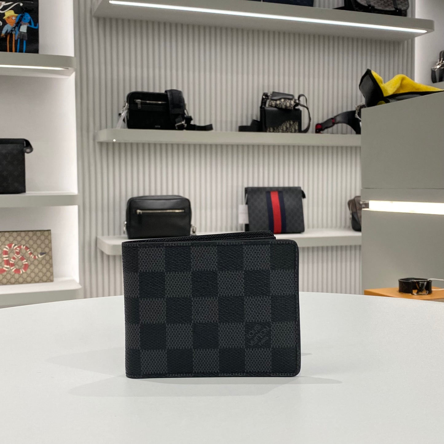 LOUIS VUITTON DAMIER WALLET BLACK