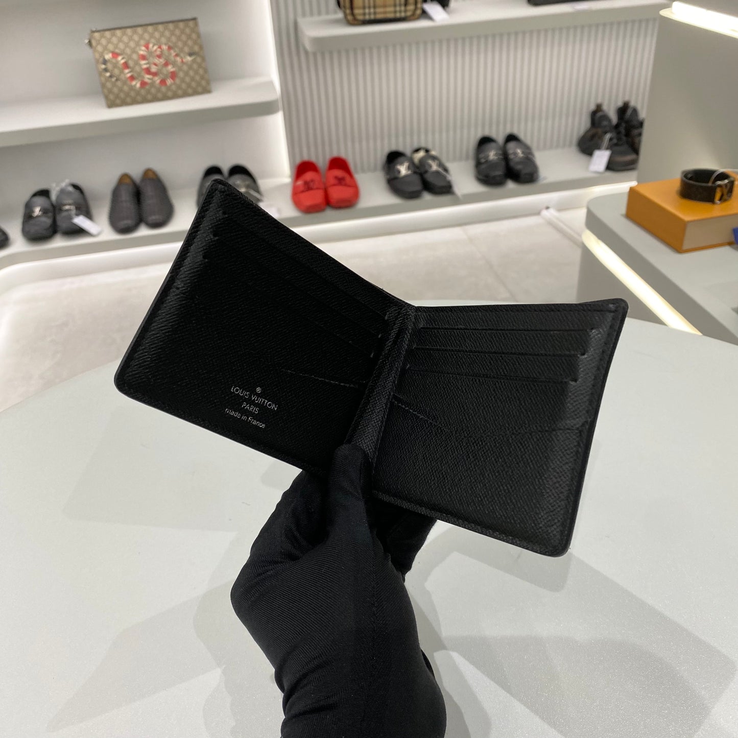 LOUIS VUITTON MONOGRAM ECLIPSE WALLET BLACK
