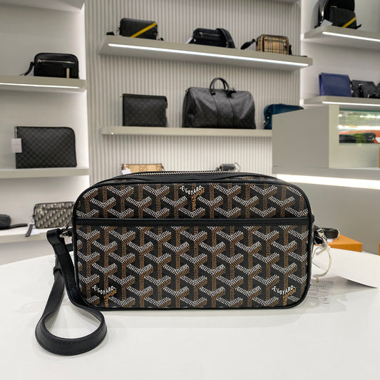 GOYARD CAP VERT PM MESSENGER BAG BLACK