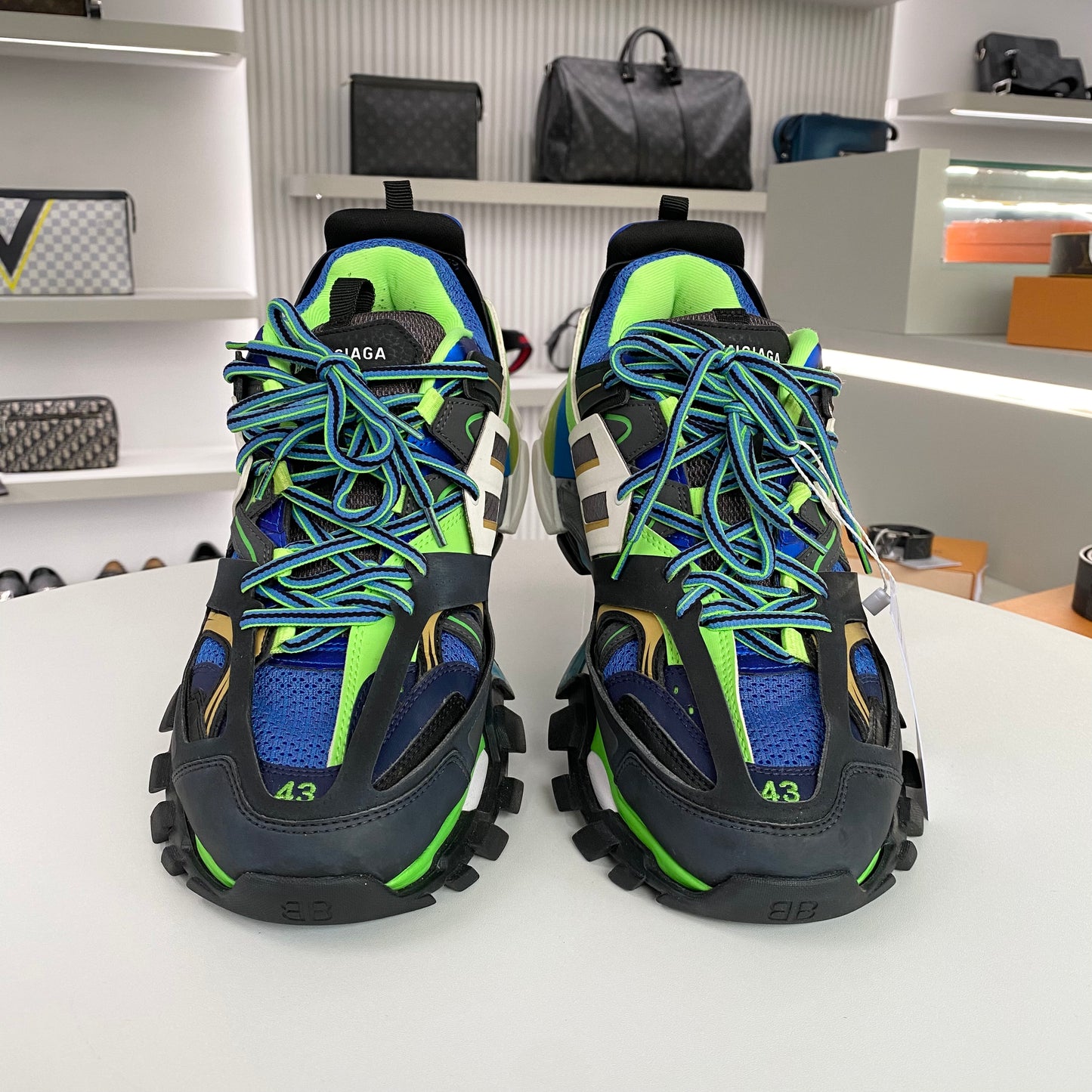 BALENCIAGA TRACK SNEAKERS BLACK GREEN