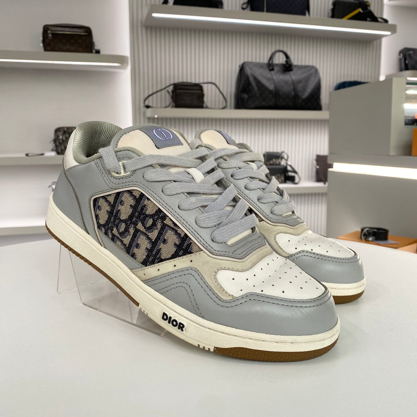 DIOR OBLIQUE B27 LOW SNEAKERS