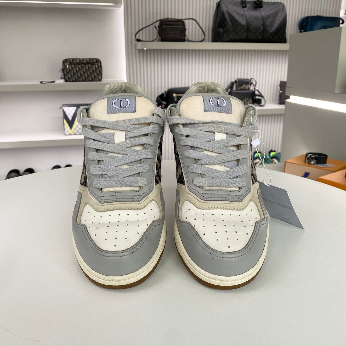 DIOR OBLIQUE B27 LOW SNEAKERS