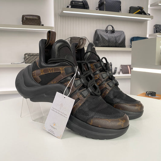 LOUIS VUITTON ARCHLIGHT SNEAKERS BROWN