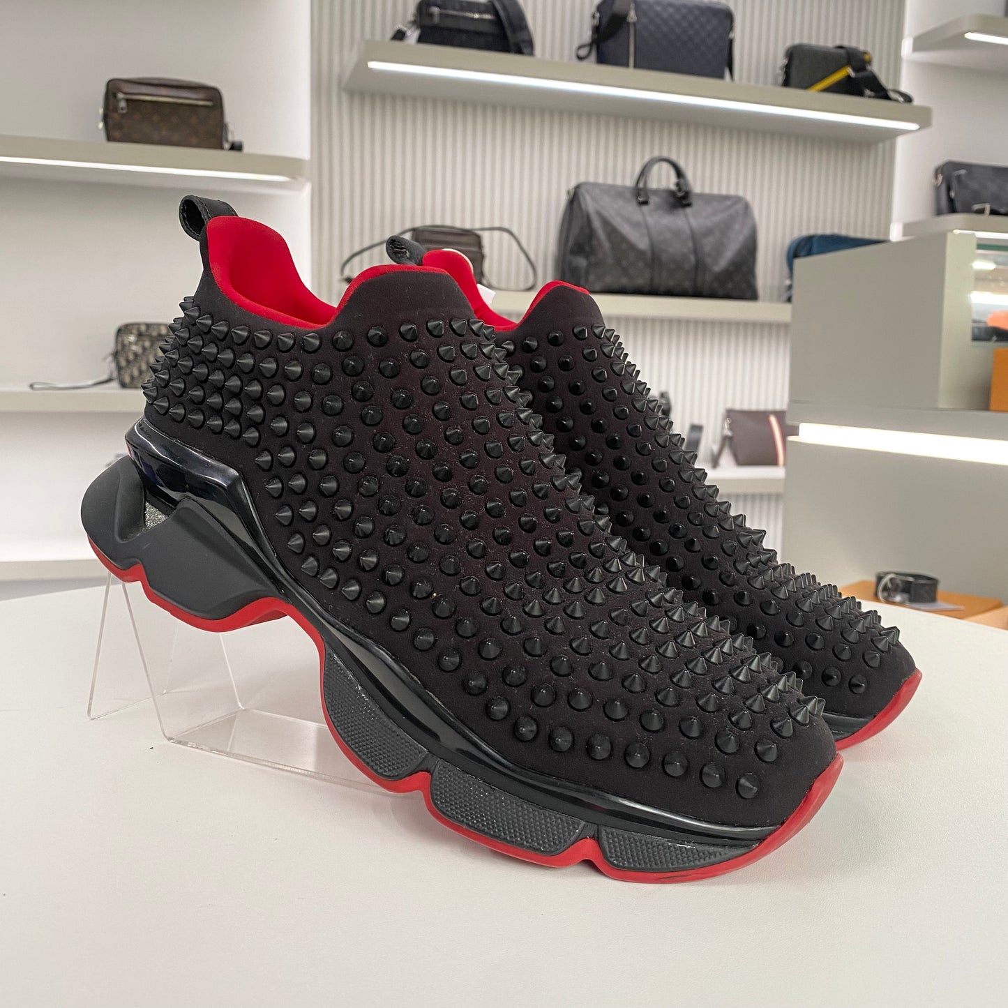 CHRISTIAN LOUBOUTIN NEOPRENE SNEAKERS