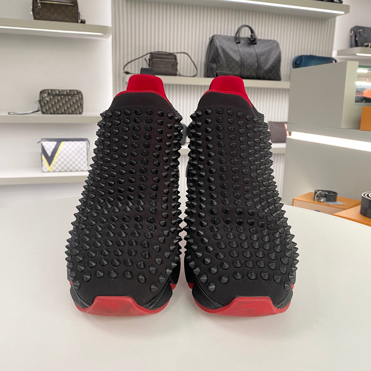 CHRISTIAN LOUBOUTIN NEOPRENE SNEAKERS