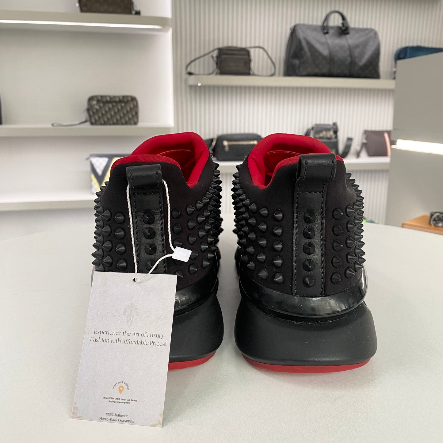 CHRISTIAN LOUBOUTIN NEOPRENE SNEAKERS