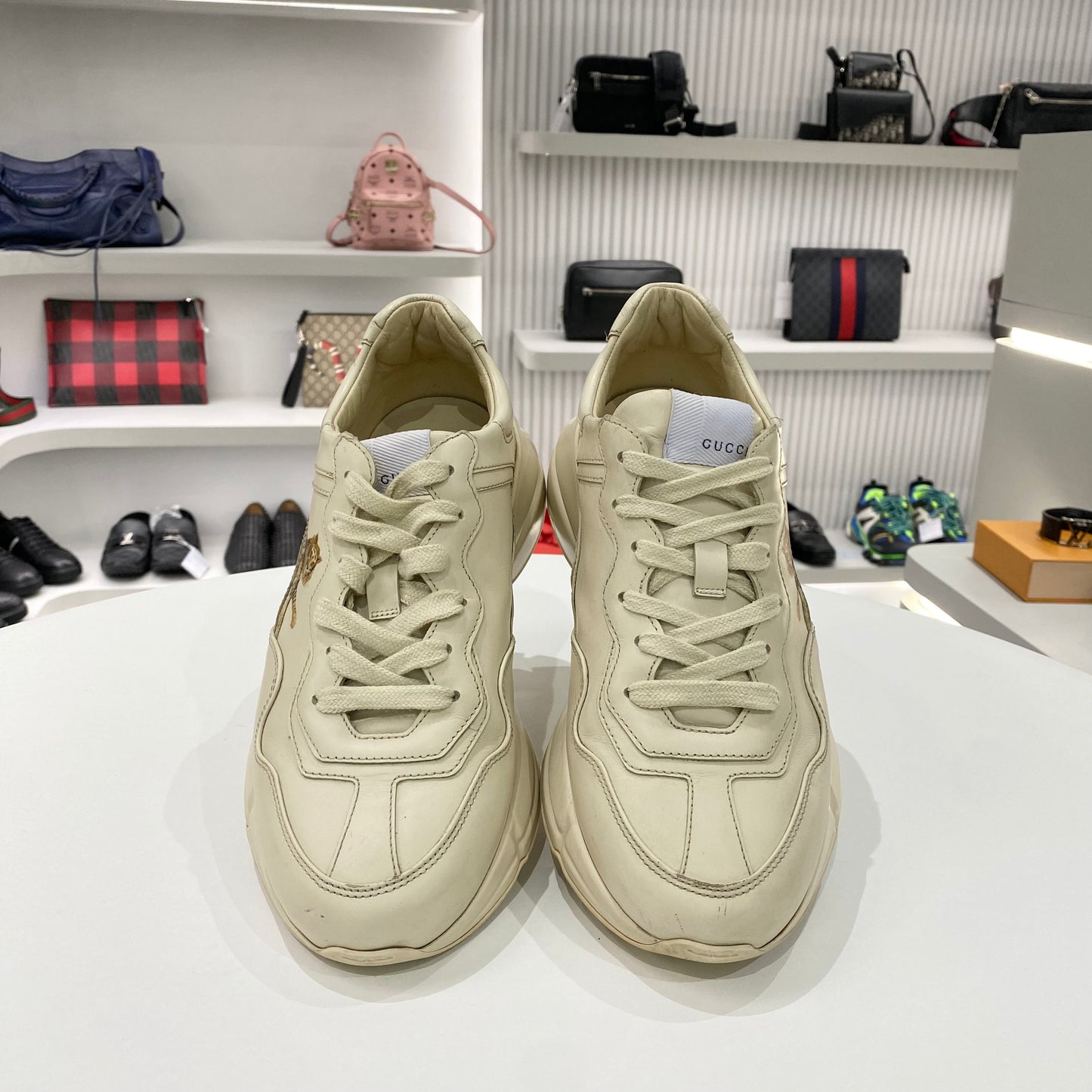 GUCCI RHYTON SNEAKERS IVORY WHITE