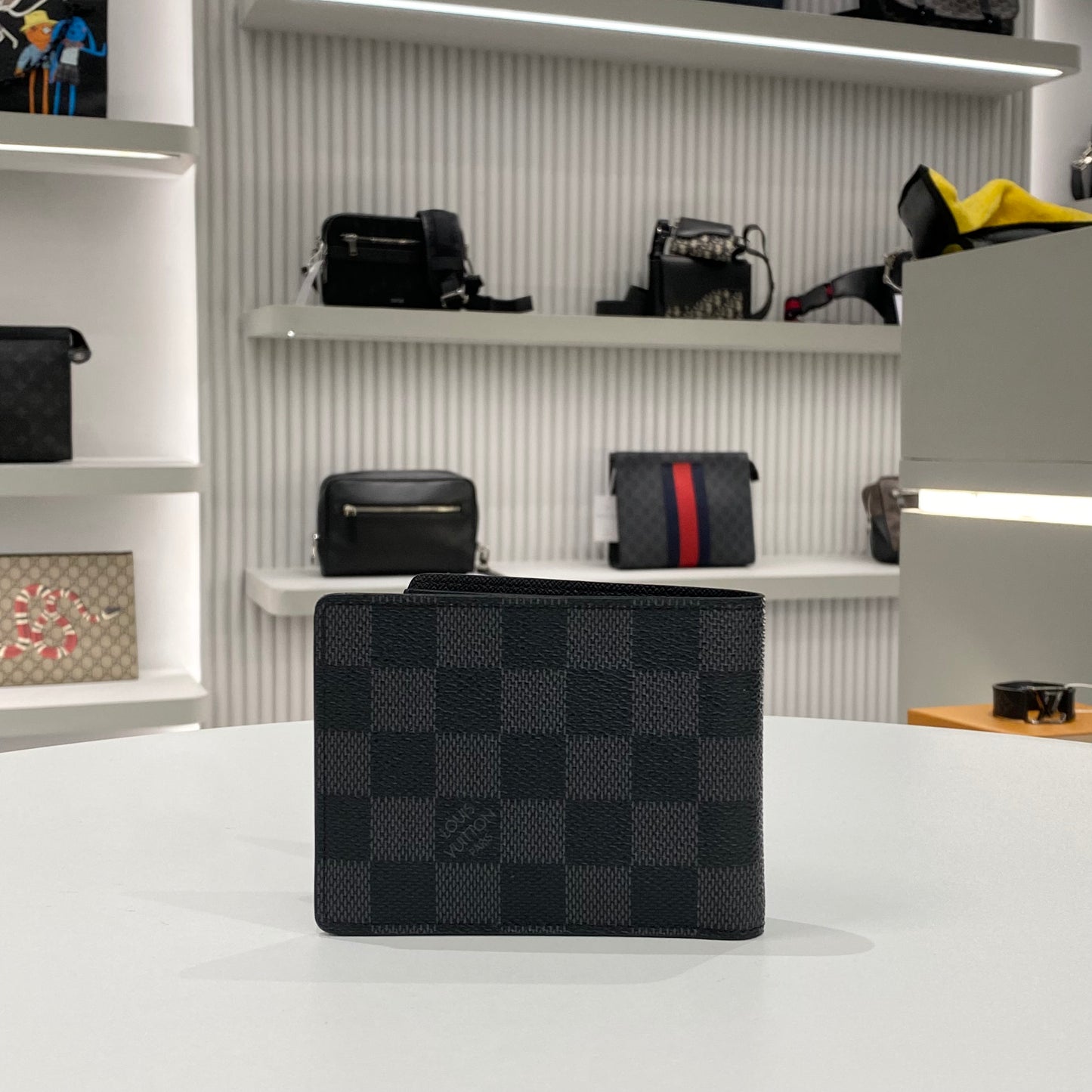 LOUIS VUITTON DAMIER WALLET BLACK