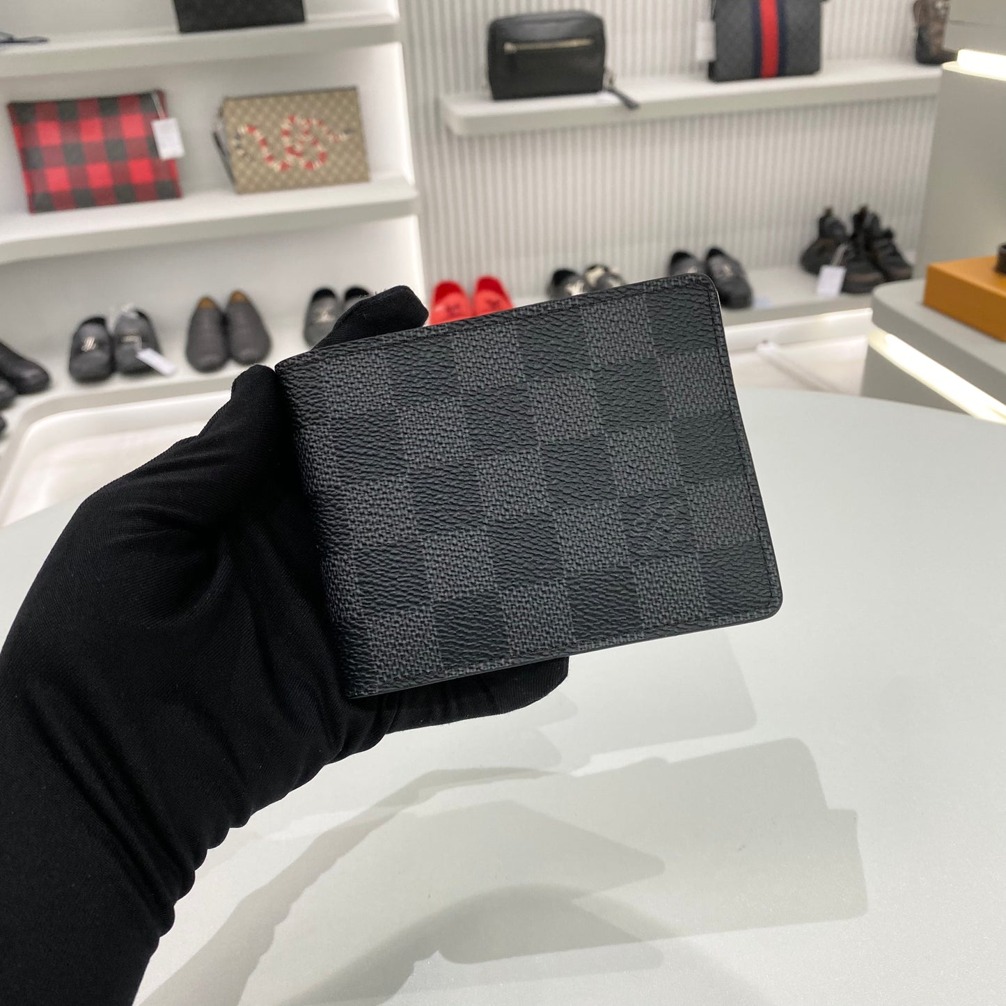 LOUIS VUITTON DAMIER WALLET BLACK