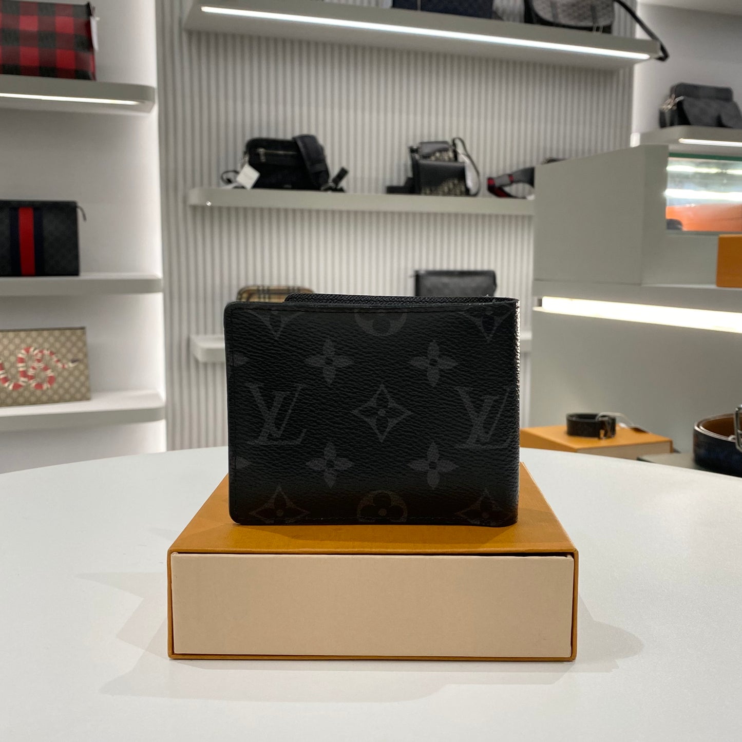 LOUIS VUITTON MONOGRAM ECLIPSE WALLET BLACK